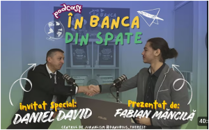 ÎN BANCA DIN SPATE-Prima ediție-Povestea unui lider: Daniel DAVID, Ministrul Educației și Cercetării